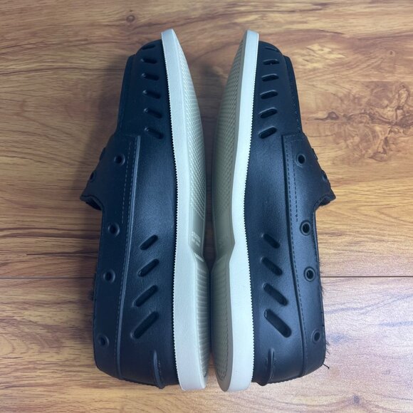 Sperry Float Cozy Slip On Boat Shoes Womens 8 Faux Fur Lined Casual Black NEW - Picture 5 of 9